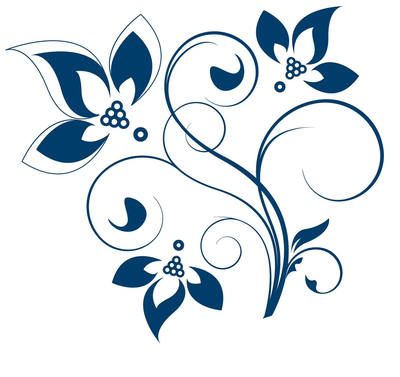 3. Blue Flowers