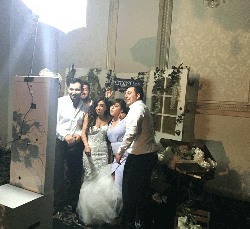 Open Back Drop Special Snaps Photo Booth