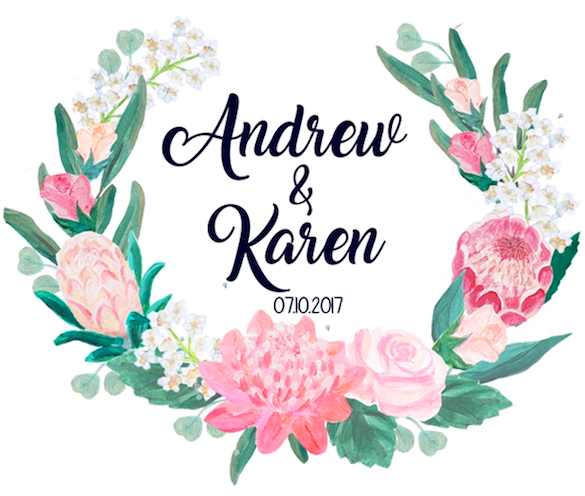 Wedding of Karen &amp; Andrew    7th of October 2017