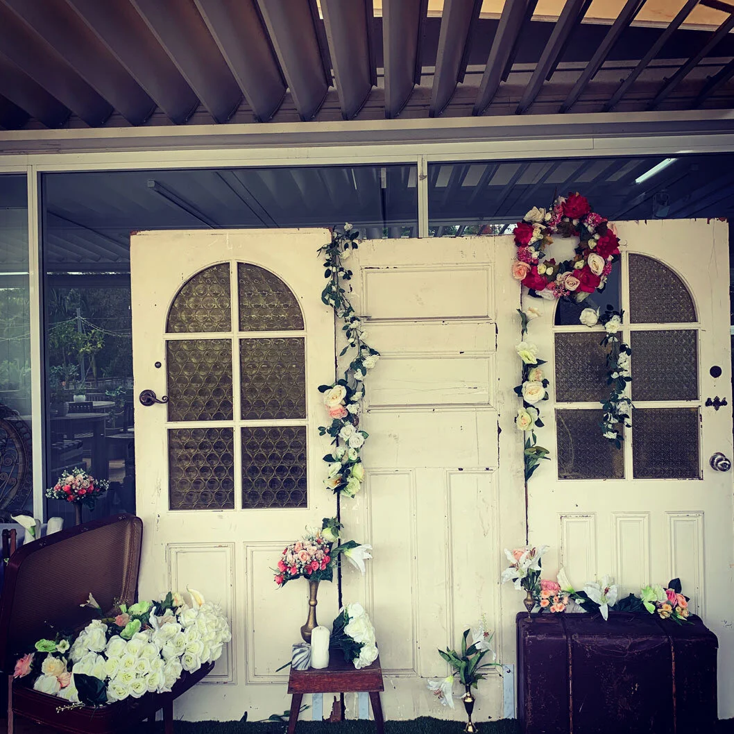 1. Wild Wedding Doors $600