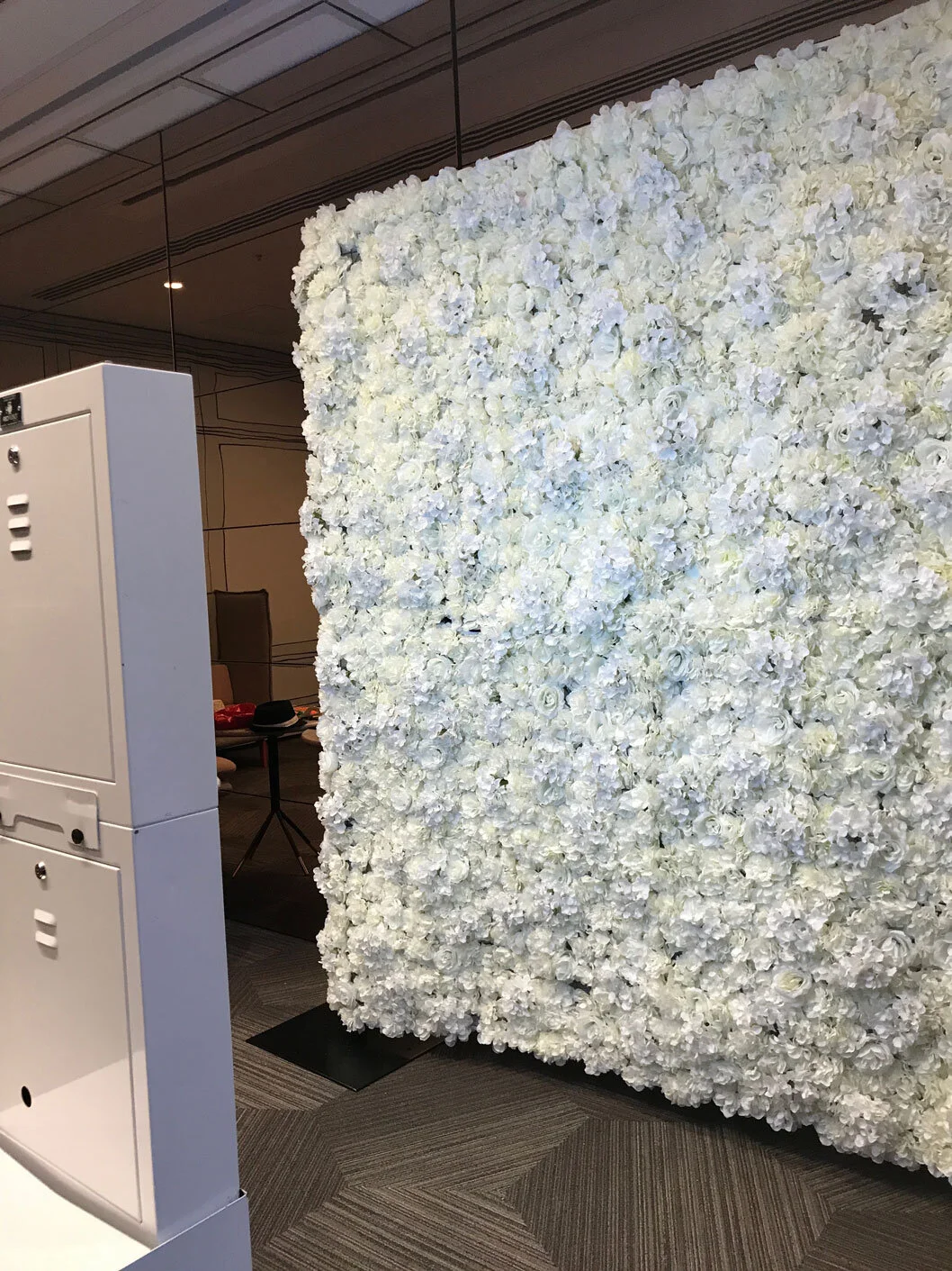 2. White Flower Wall $350