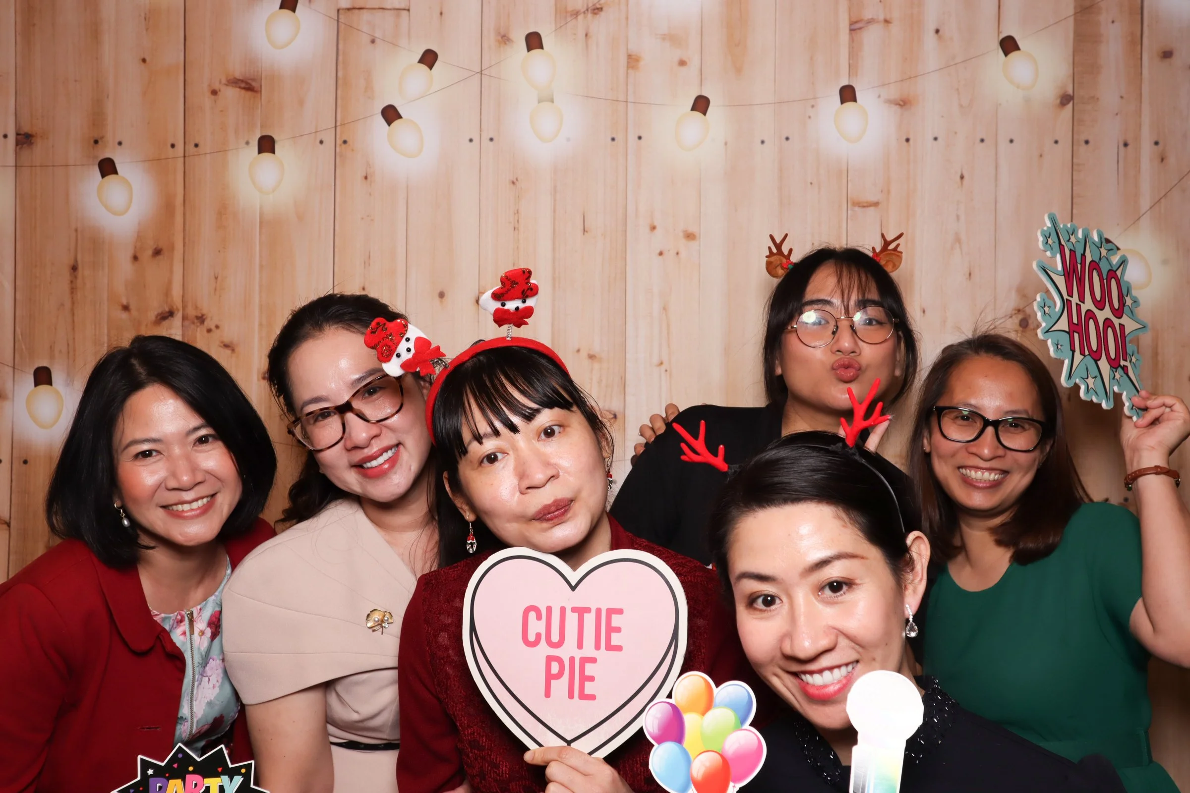 HomeCaring Christmas party photobooth special snaps