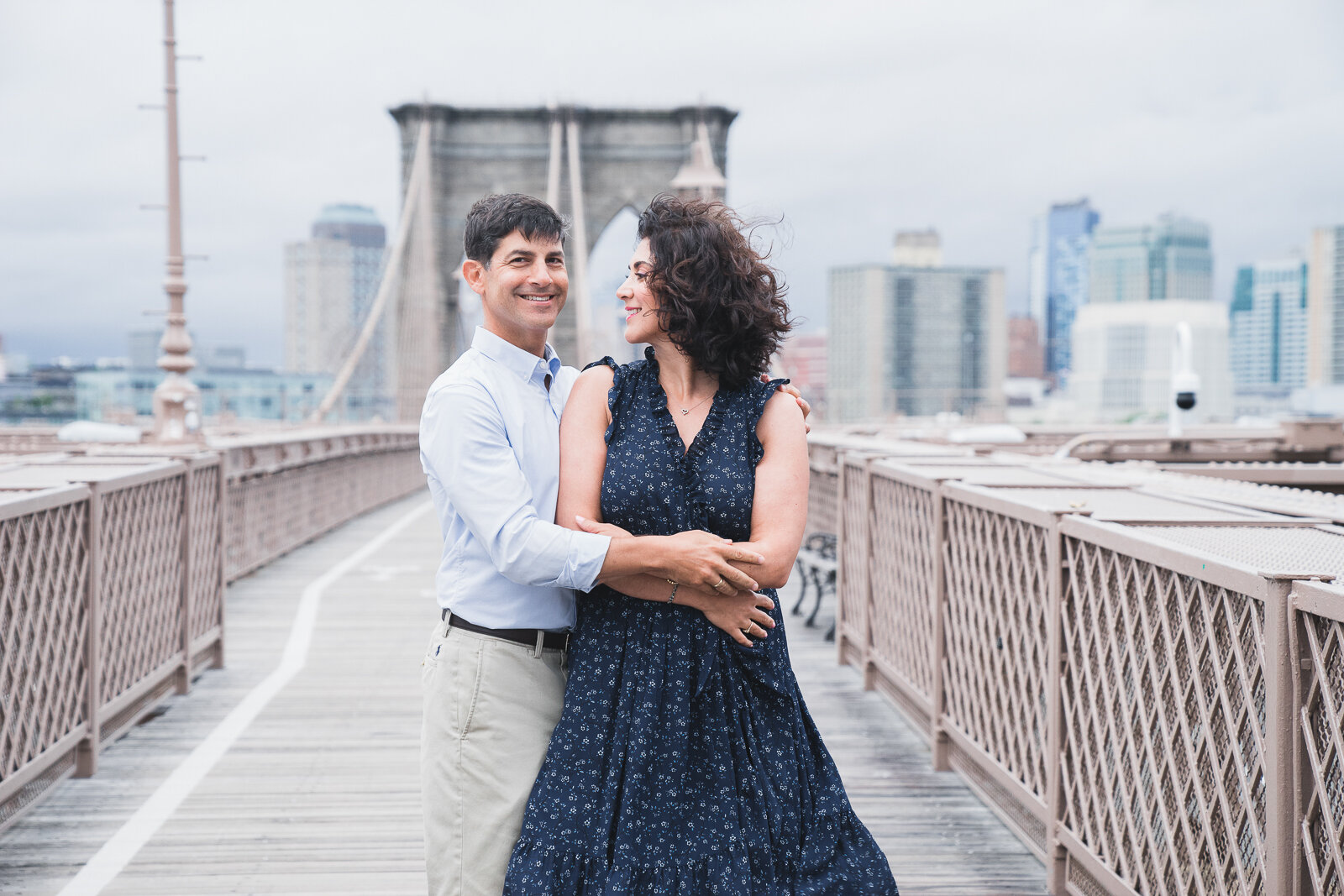 Brooklyn Bridge Couples Portrait