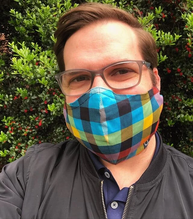 New mask, who dis? 😷 #smizing #quarantinelife #stayawayfromme