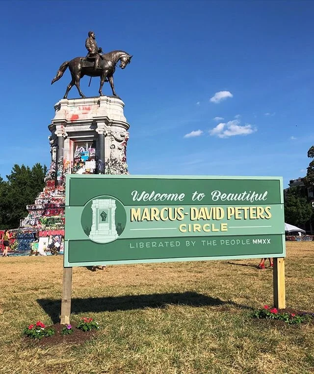 What was once a plain, white monument to a racist person and an evil cause has now been reclaimed to stand for something far greater. The layers of beautiful colors are all unique, yet share the same message of overcoming this evil in our country. At