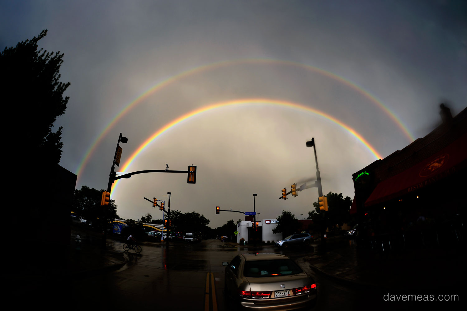 Double Rainbow in Boulder, Colorado