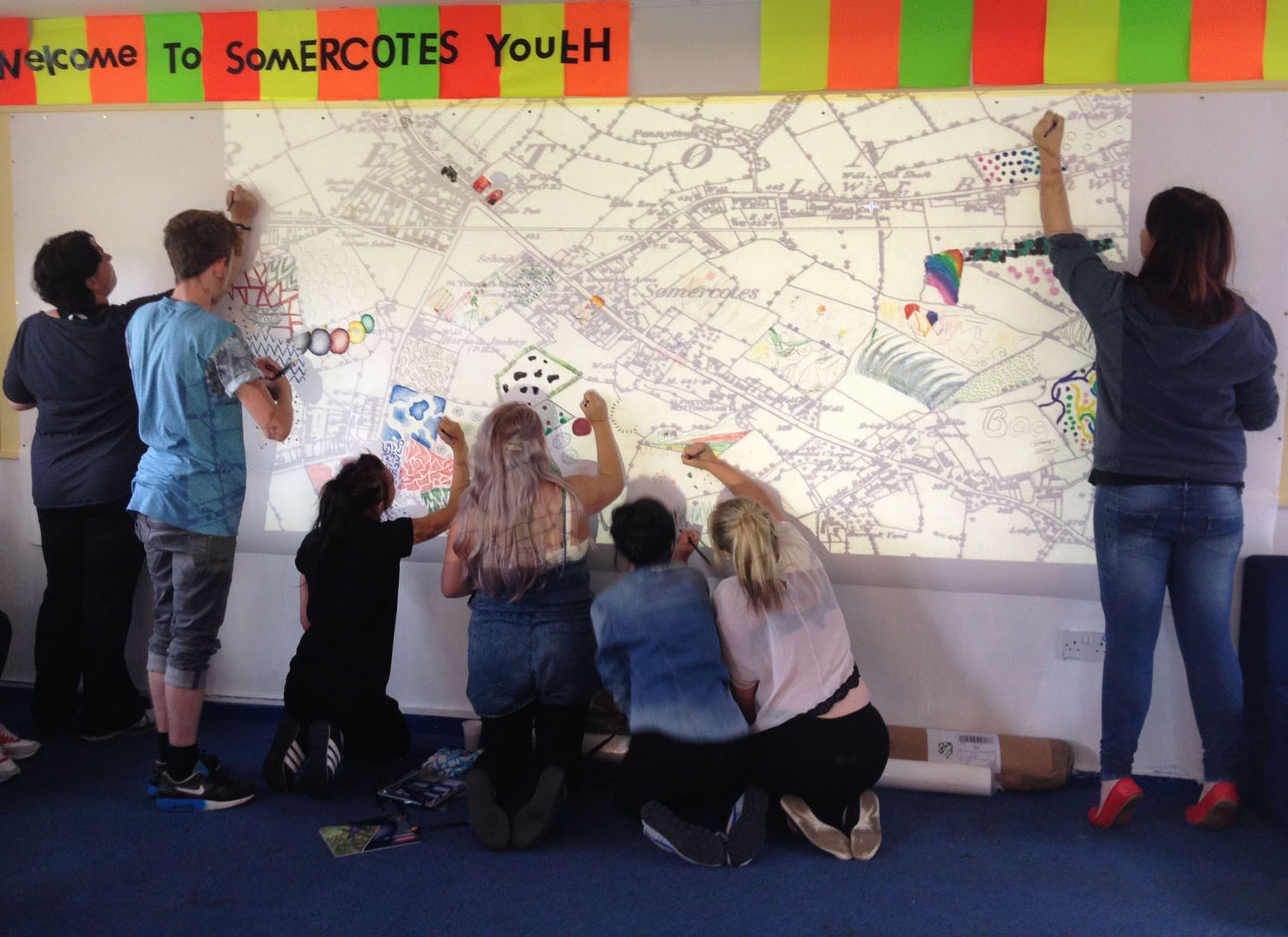 Somercotes Youth & Community Group, Fields of Dreams  in Progress