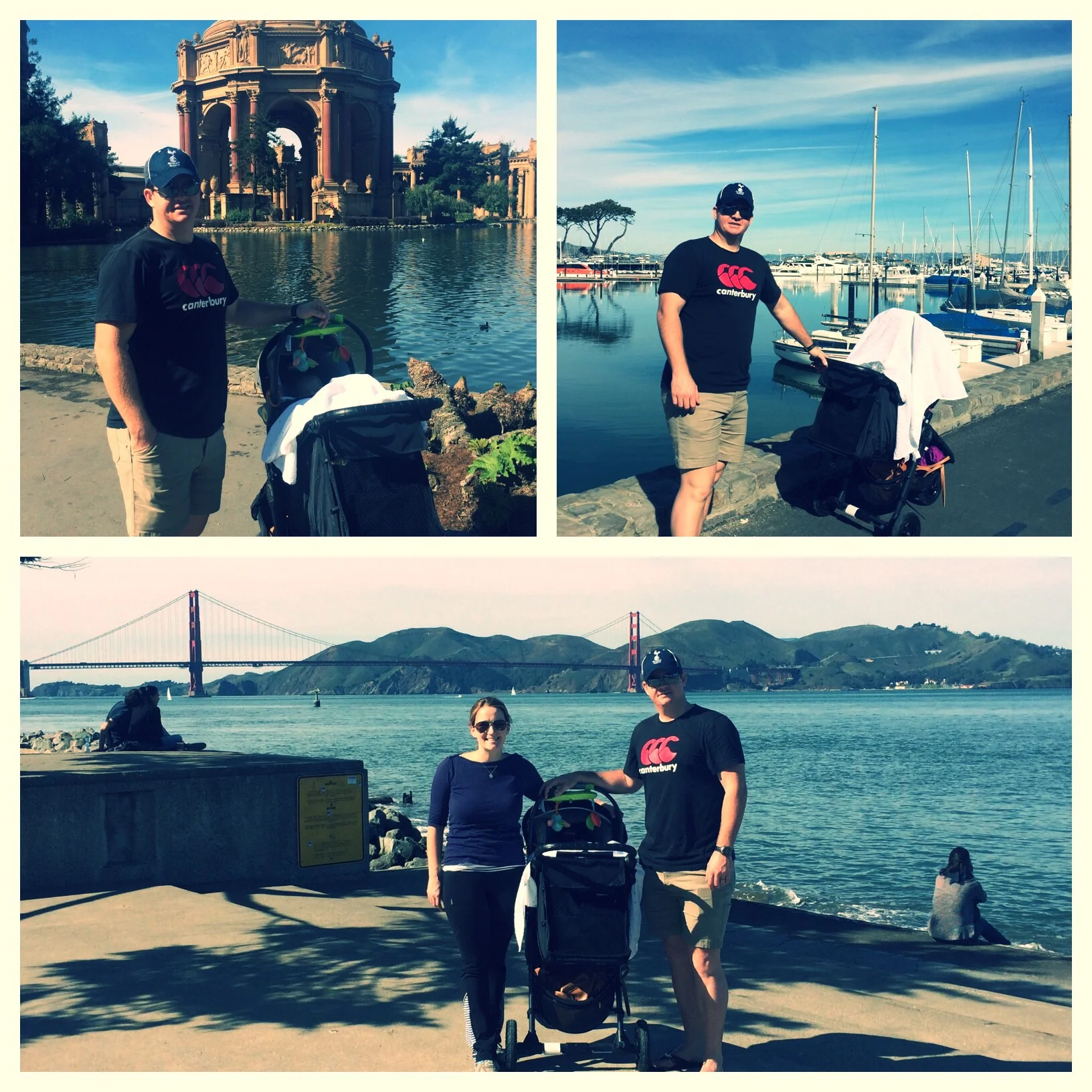Family walk through the Presidio and Crissy Field