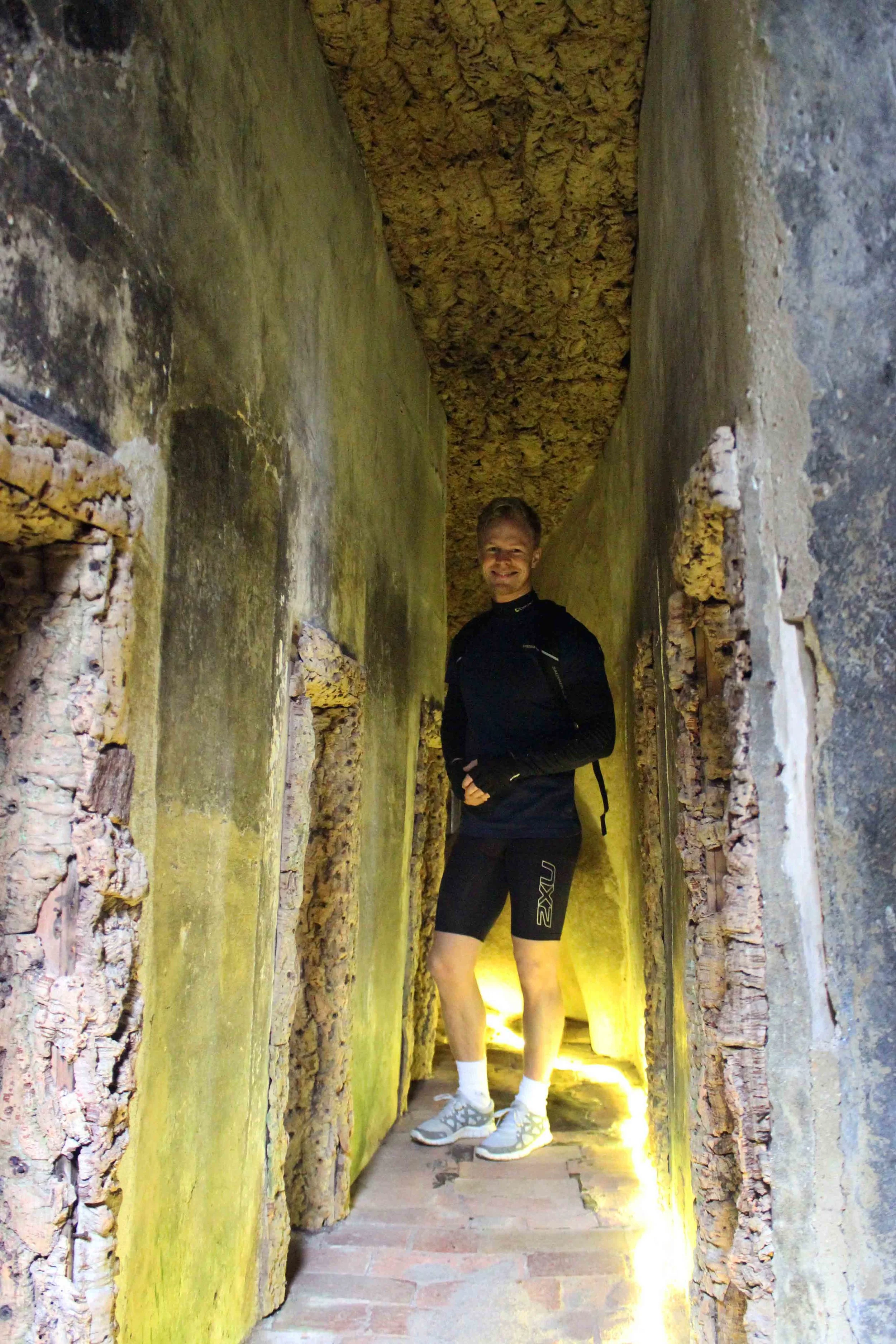 the only one to fit inside the Convent of Capuchos, Eirik