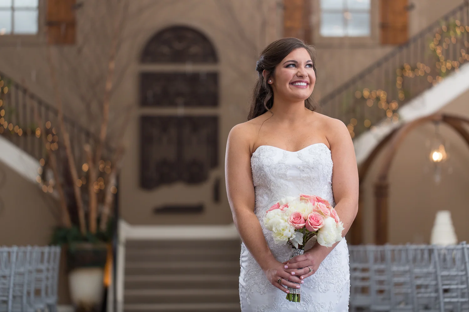 Taylor beamed with a radiant glow, just moments before Travis walked down to see her for the first time! 