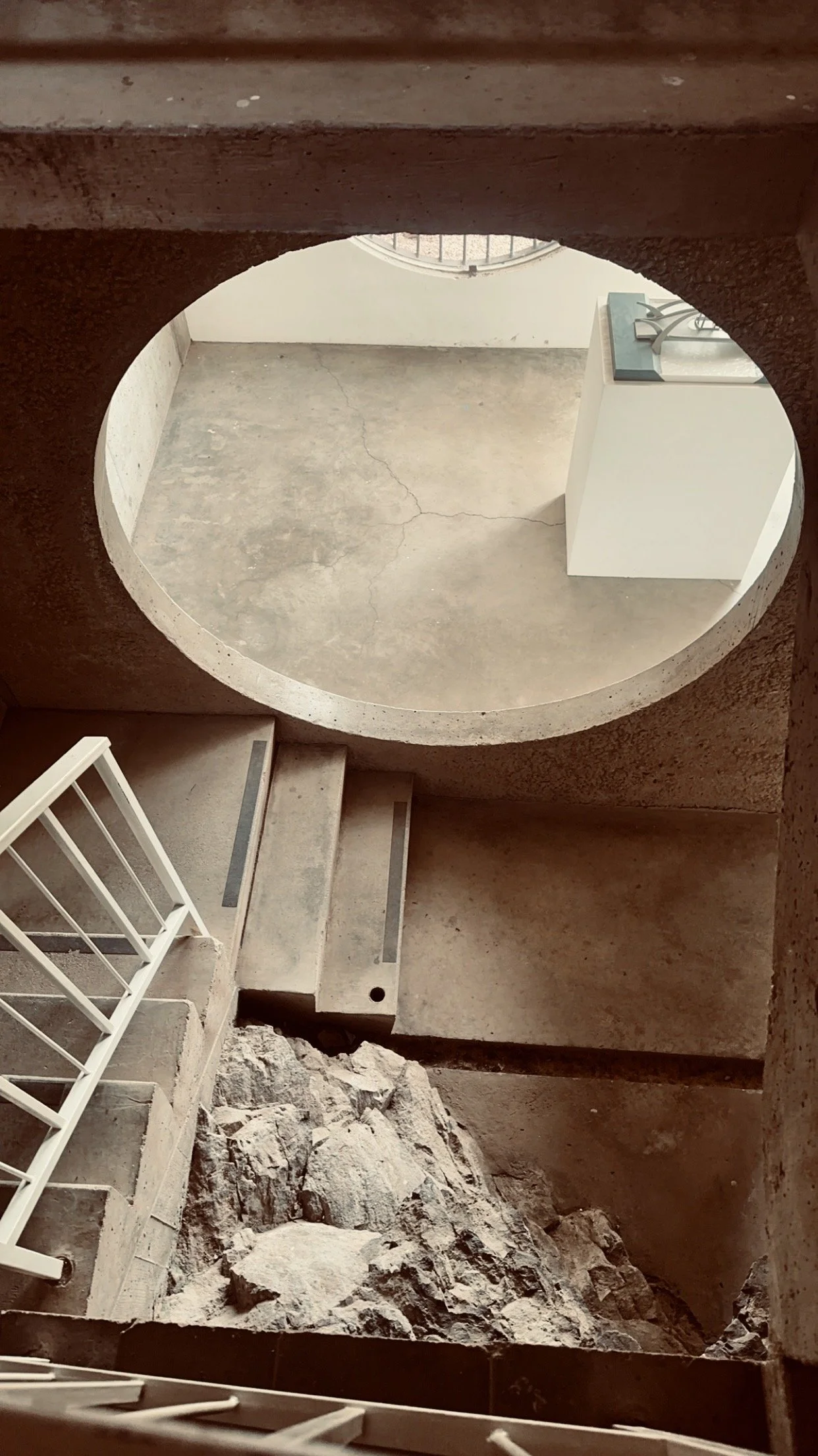 Arcosanti's Stairwell