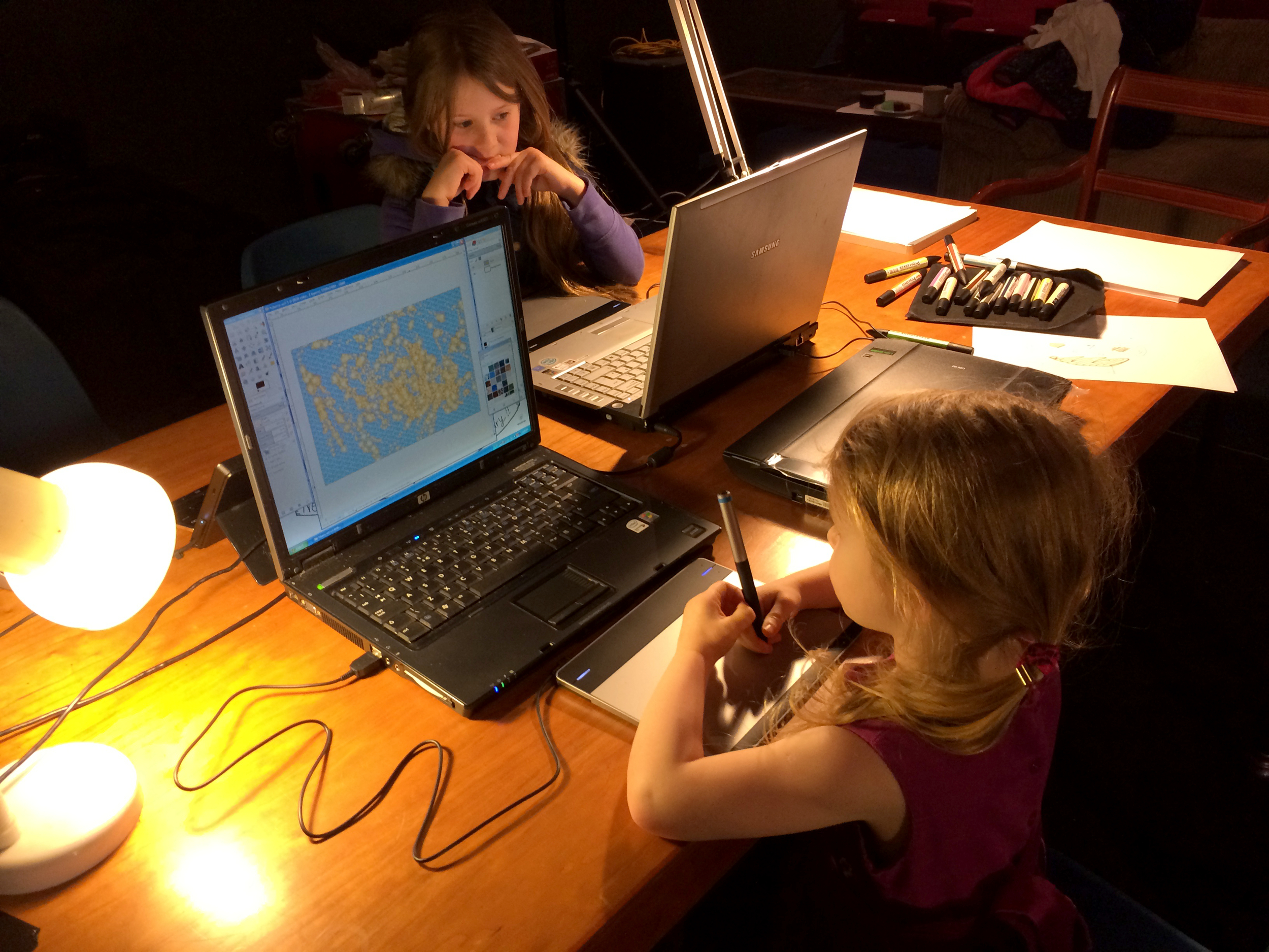 The youngest workshop participants (I think)