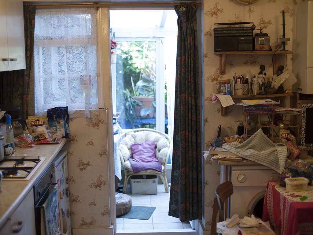 Madeleine's kitchen contains everything she needs in a normal day, within a small floor area