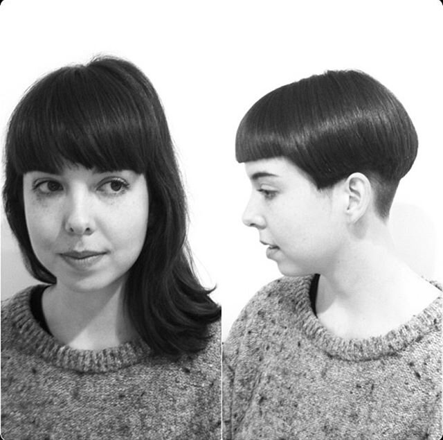 Flashback Friday to our 1st IG post! Takin&rsquo; it all the way back 🕰 
How many of you are thinking about a big change post quarantine? .
Cut By:Leesa
.
.
.
.
#teamklute #klutehair #postcovidhaircuts #worththewait #wehavethebestclients #hairtransf