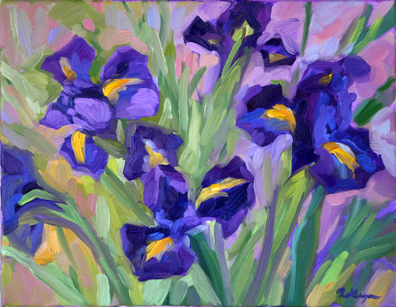 Purple Water Irises