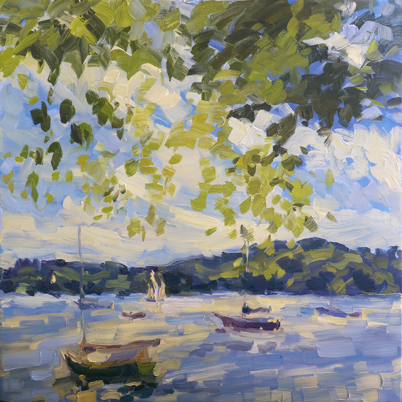 Cove, Boats, Maple