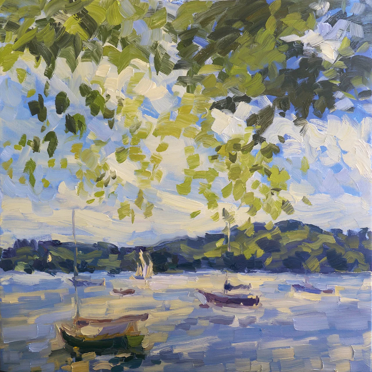Cove, Boats, Maple