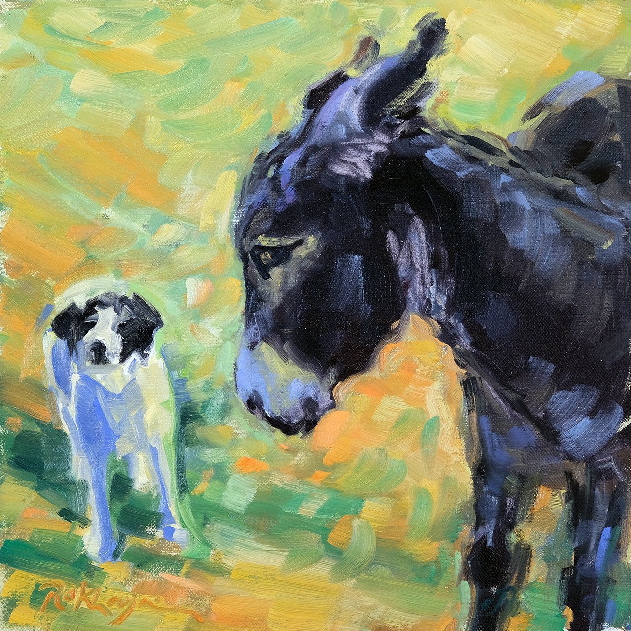 Donkey  & Dog