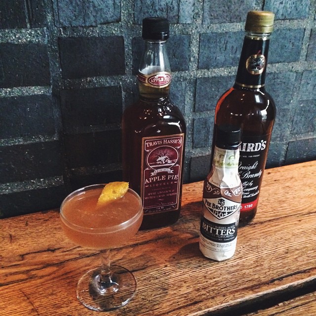 One of our favorite things about Fall is when this one comes back on the menu!
The Little Big Town - apple brandy, apple pie liquor, lemon, vanilla.
