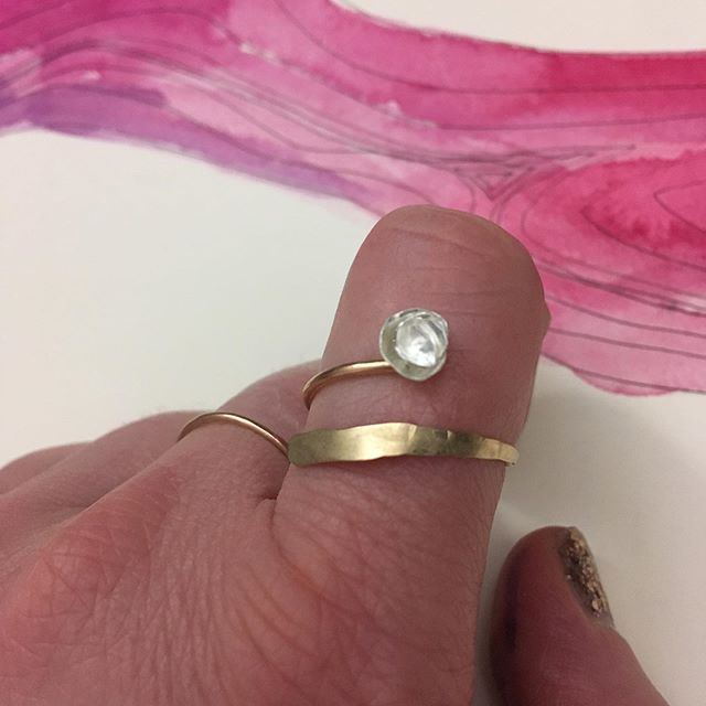 trying out a wrapped flower ring.  have a favorite flower?  I'm happy to do custom work.  #bostonmaker #ladyboss #elegantrobots #handmade #jewelry #handmadejewelryforsale