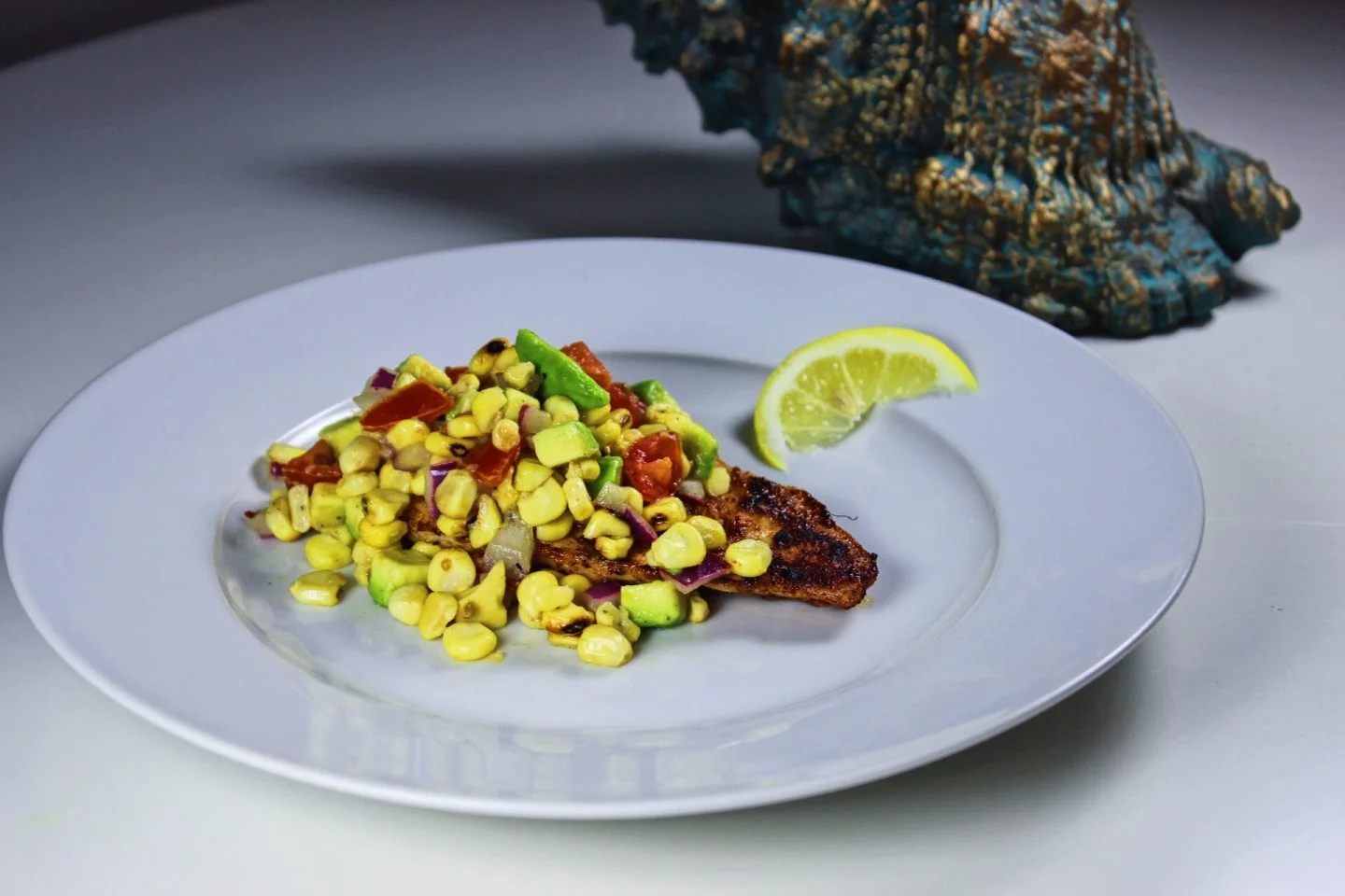 Avocado and Grilled Corn Salsa by Brunch and Conversation
