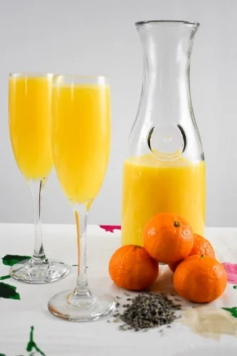 Orange Lavender Mimosas by Dash of Jazz