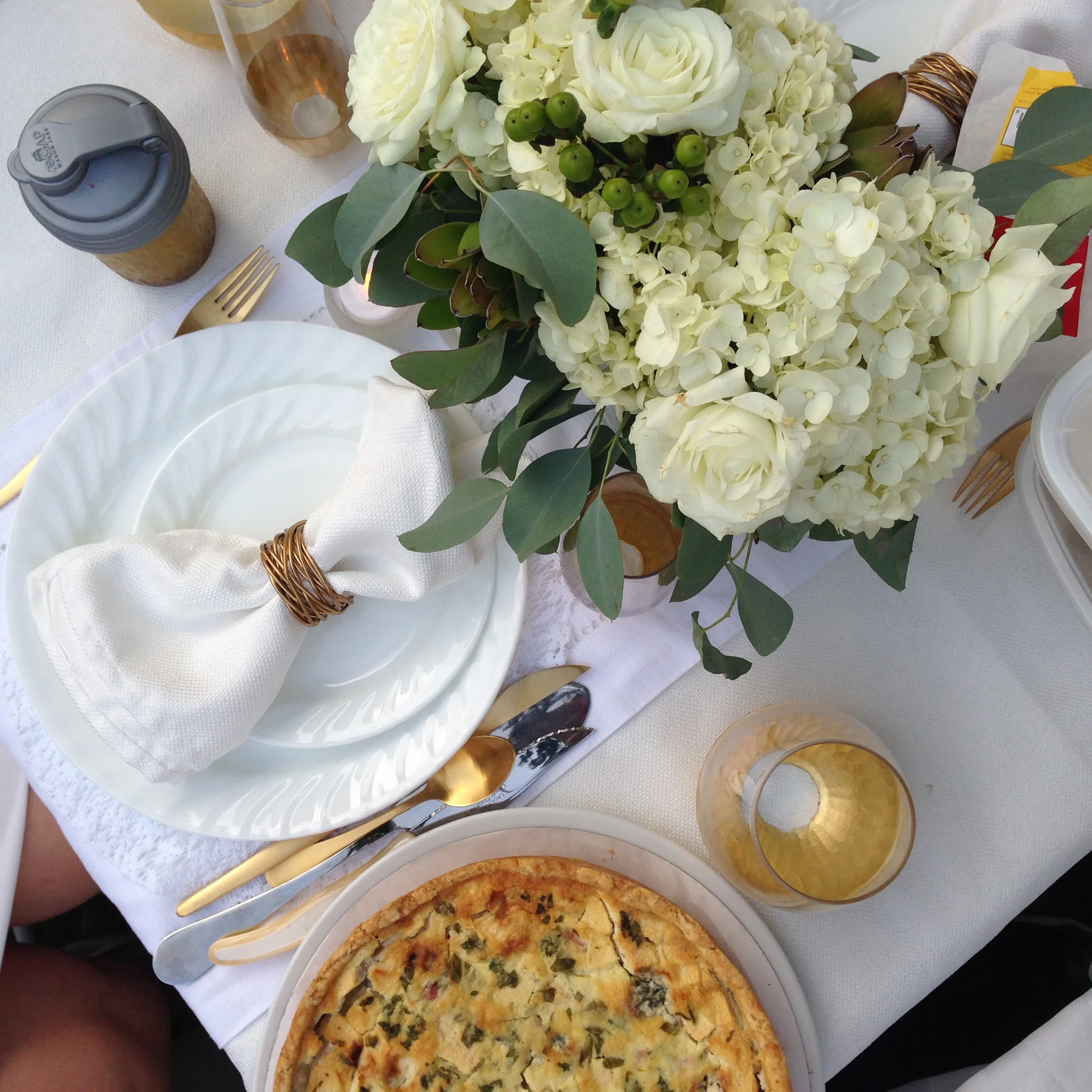 My friend Cecilia's table.