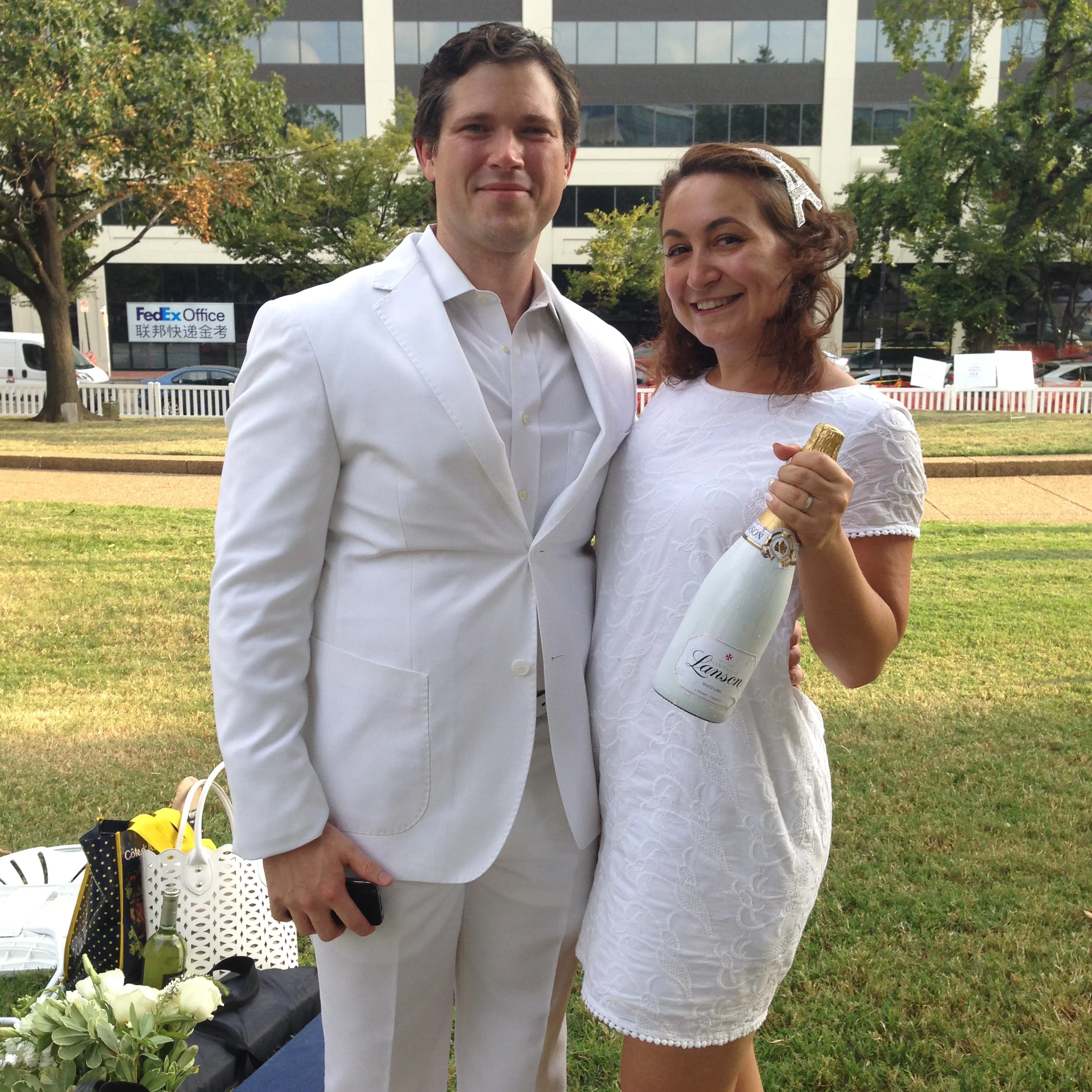 The lovely couple - Uhlan and Laetitia.
