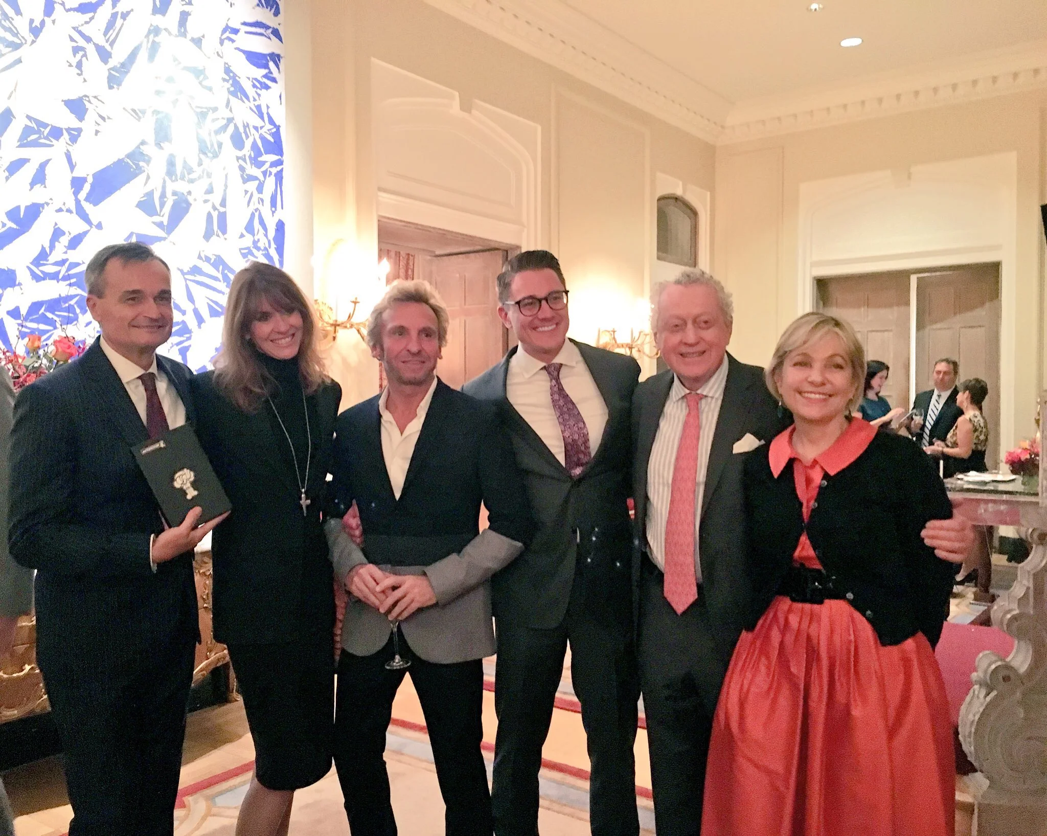 Ambassador Gerard Araud, Social Secretary Francesa Craig and friends