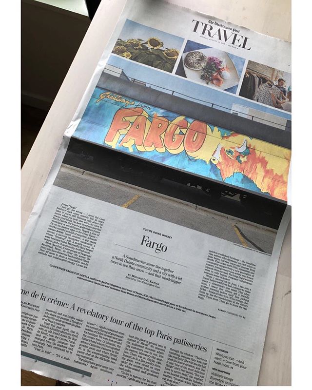 @washingtonpost&rsquo;s #Travel section has me giddy for two reasons - (1) a fantastic article about #Fargo (a nostalgic read after having recently visited @chaletbruce&rsquo;s charming hometown) and (2) a delicious article about top Parisian patisse