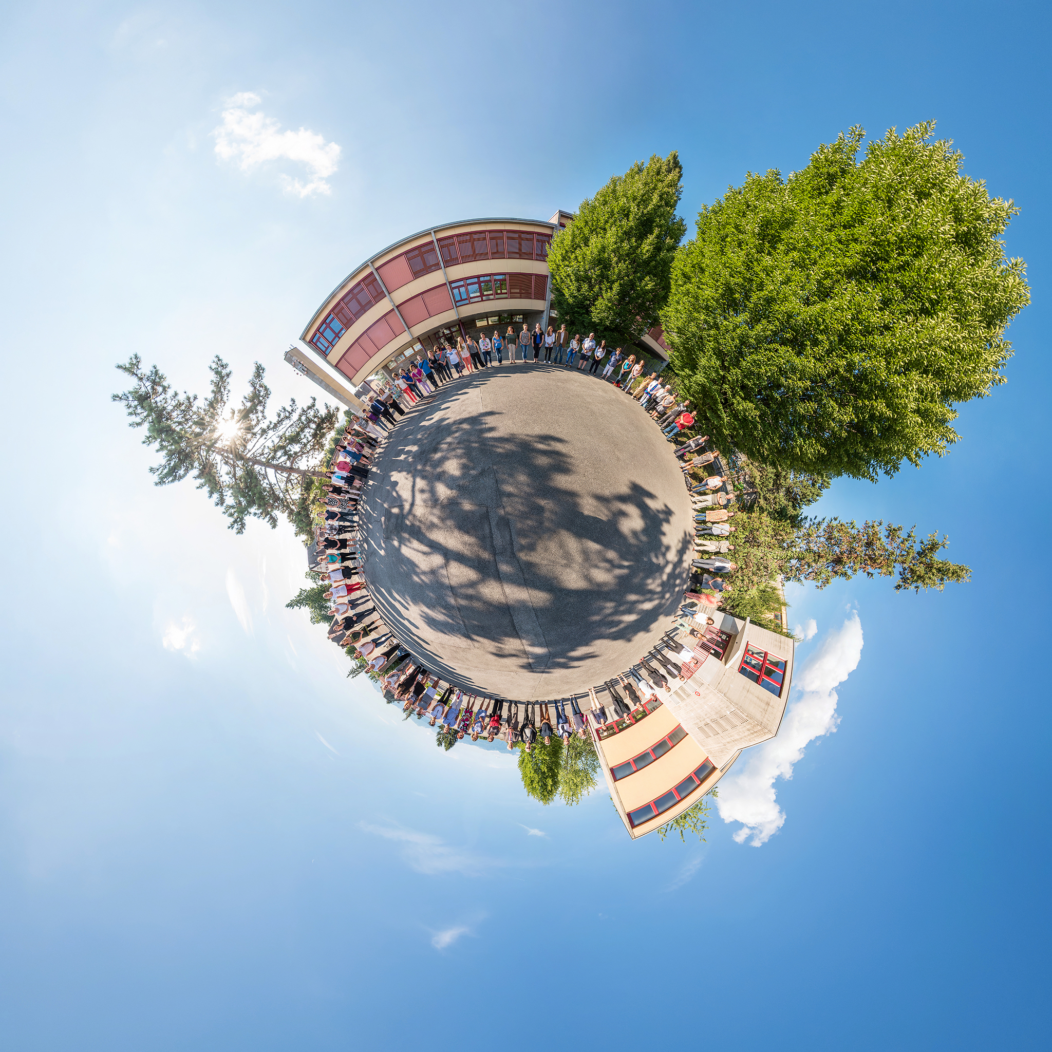 Inauguration d'un collège à Lausanne