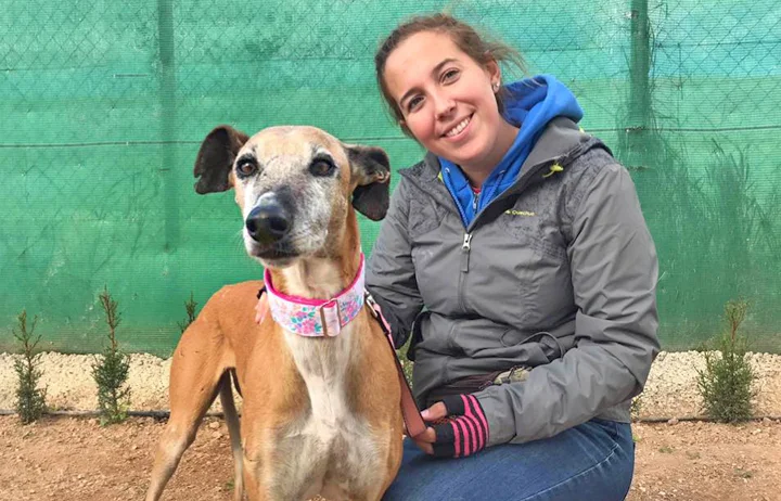 Liana pictured with volunteer namesake Liana.
