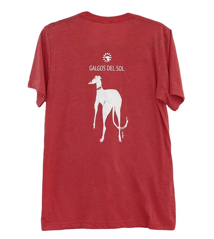 My Dog Has My Back Tee — Crew Neck Unisex — Galgos del Sol
