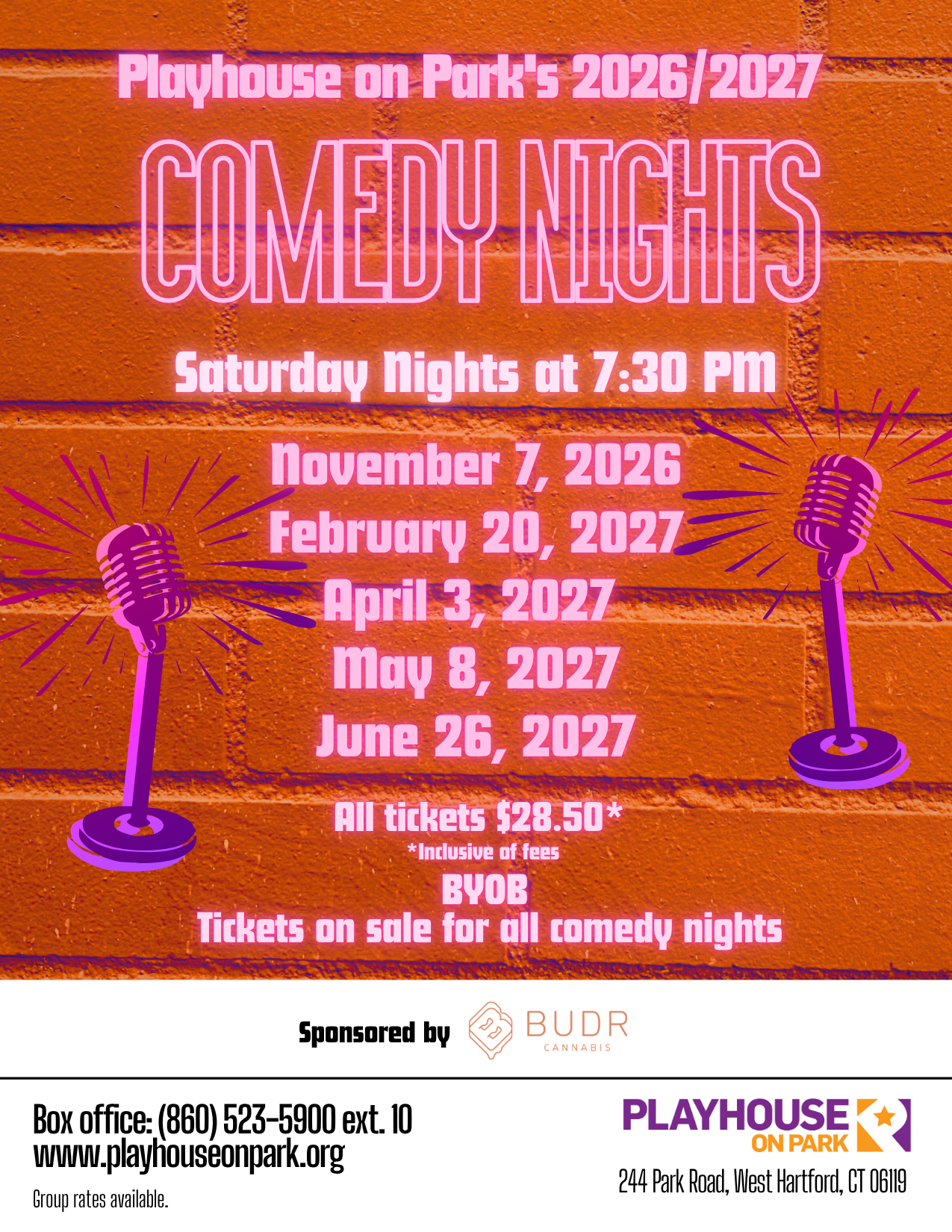 Comedy Night at Playhouse on Park