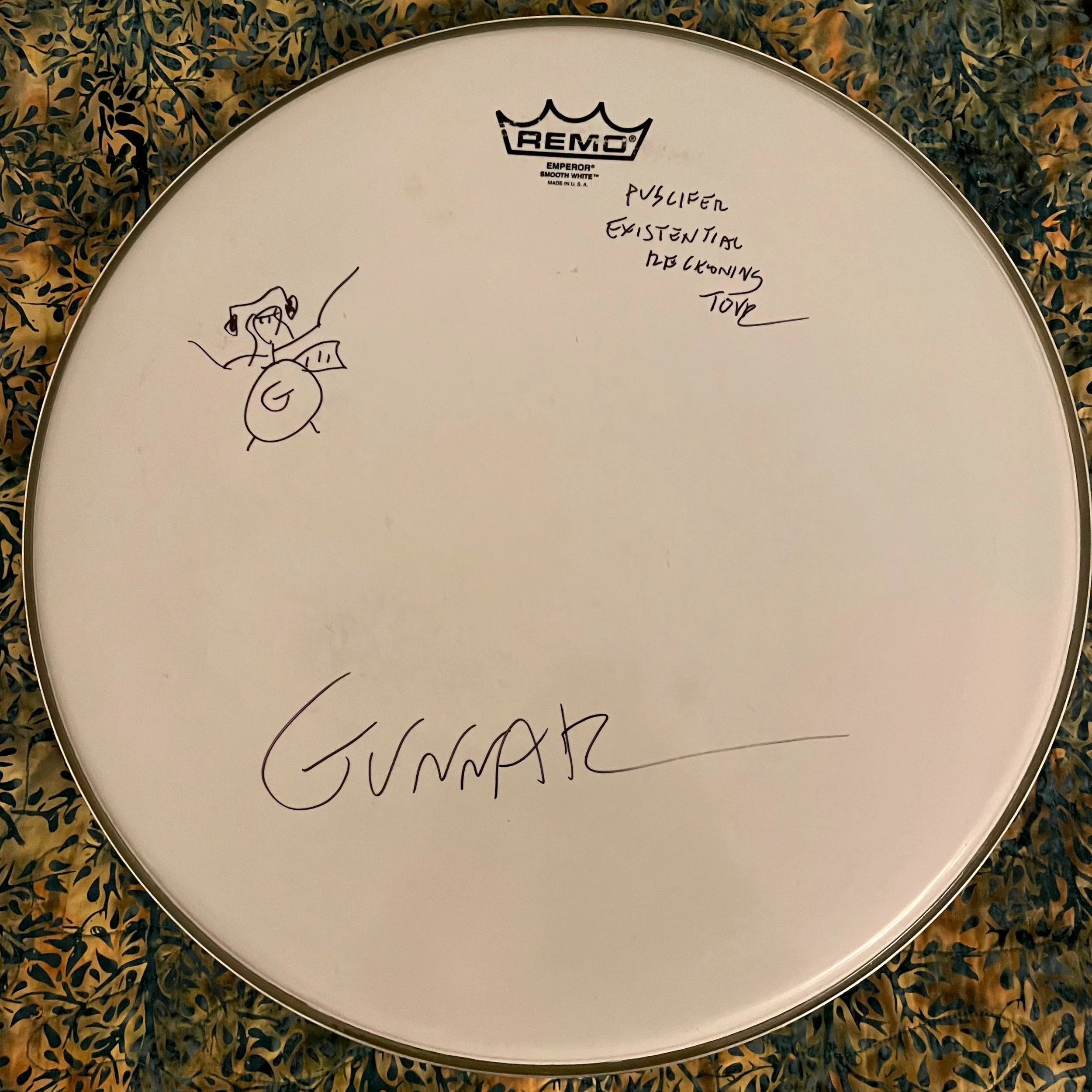 Signed Drum Heads — Gunnar Olsen