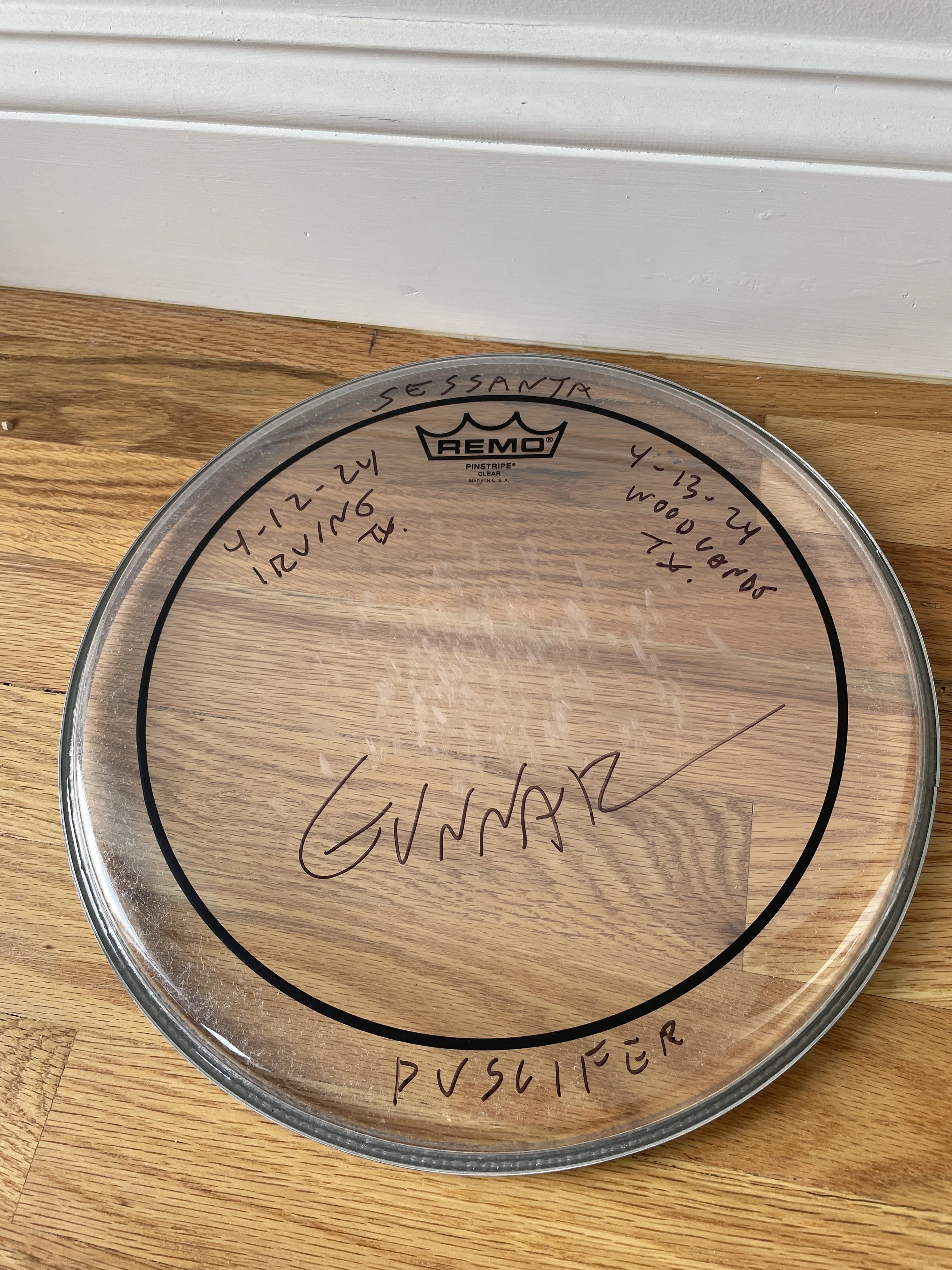Signed Drum Heads — Gunnar Olsen
