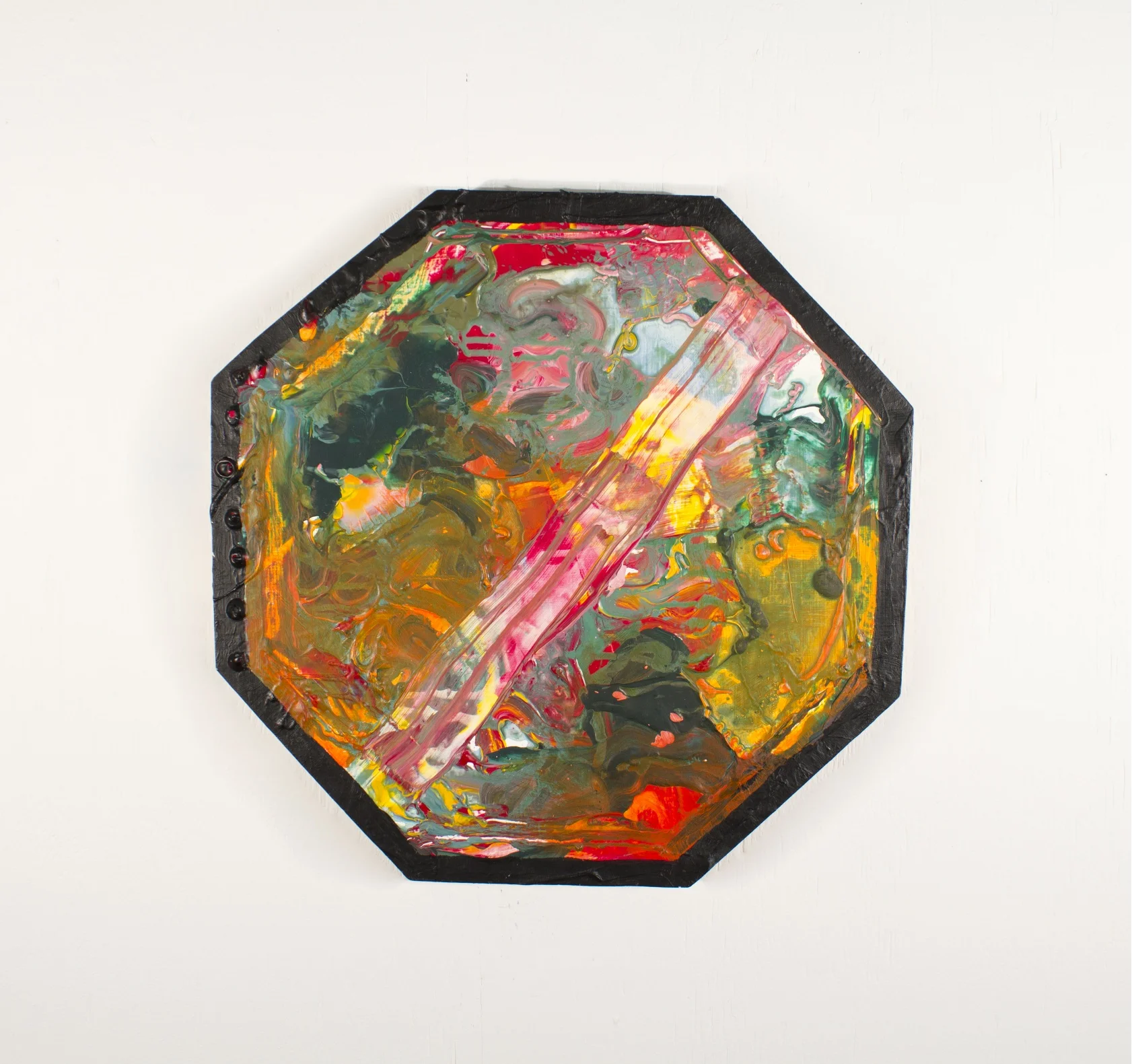 STOP acrylic on panel 25" X 25" $250