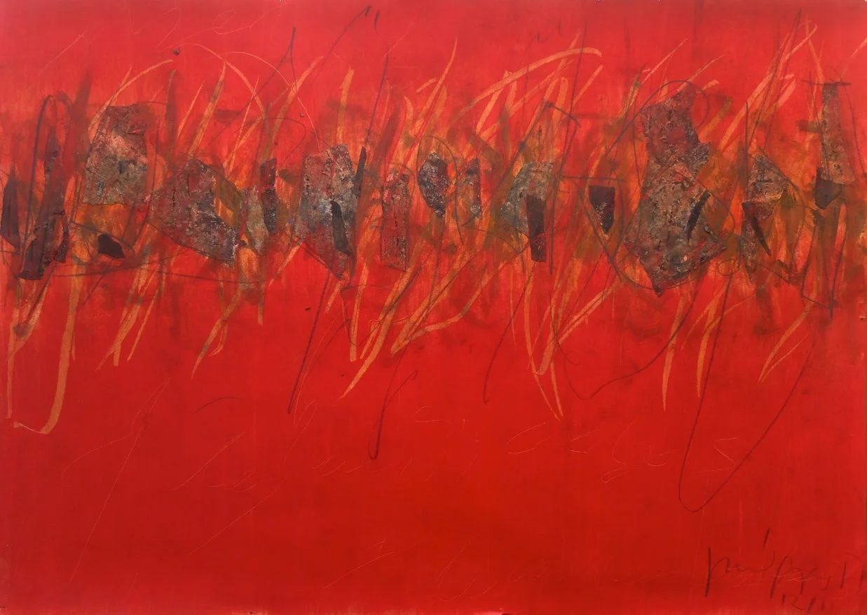 untitled; acrylics on paper; 110x79; 2011