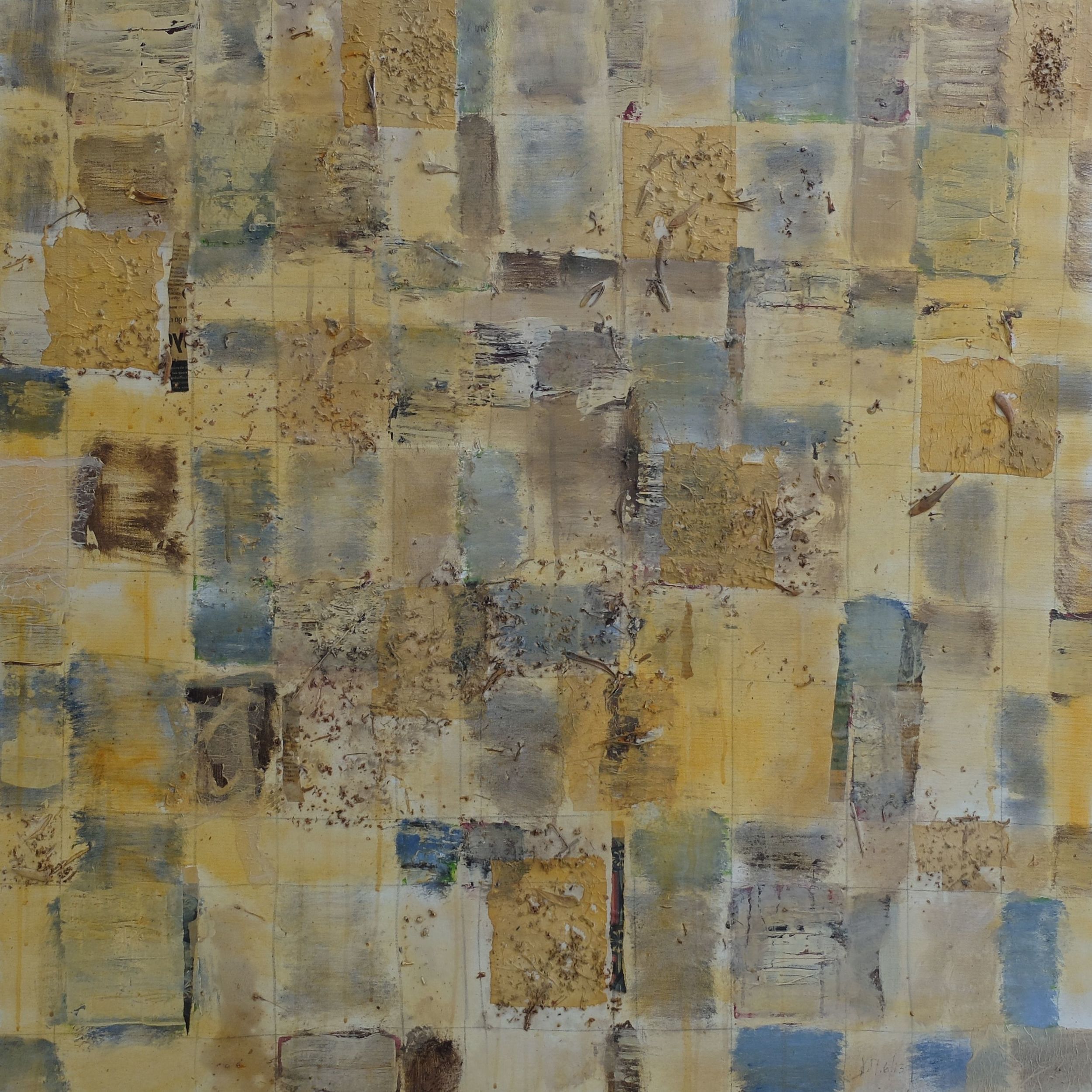  Late spring; mixed media on canvas; 90x90; 2014 