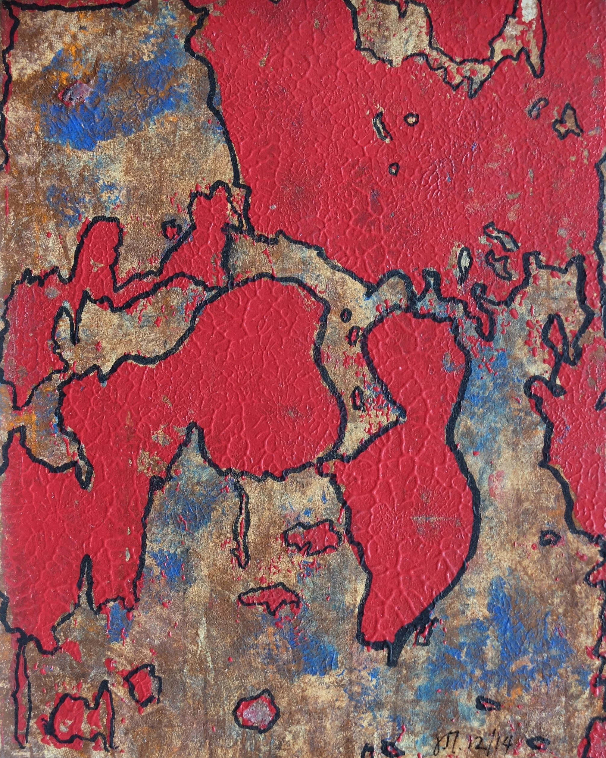  All the works presented in this section are 15x12 cm on wood (MDF).  