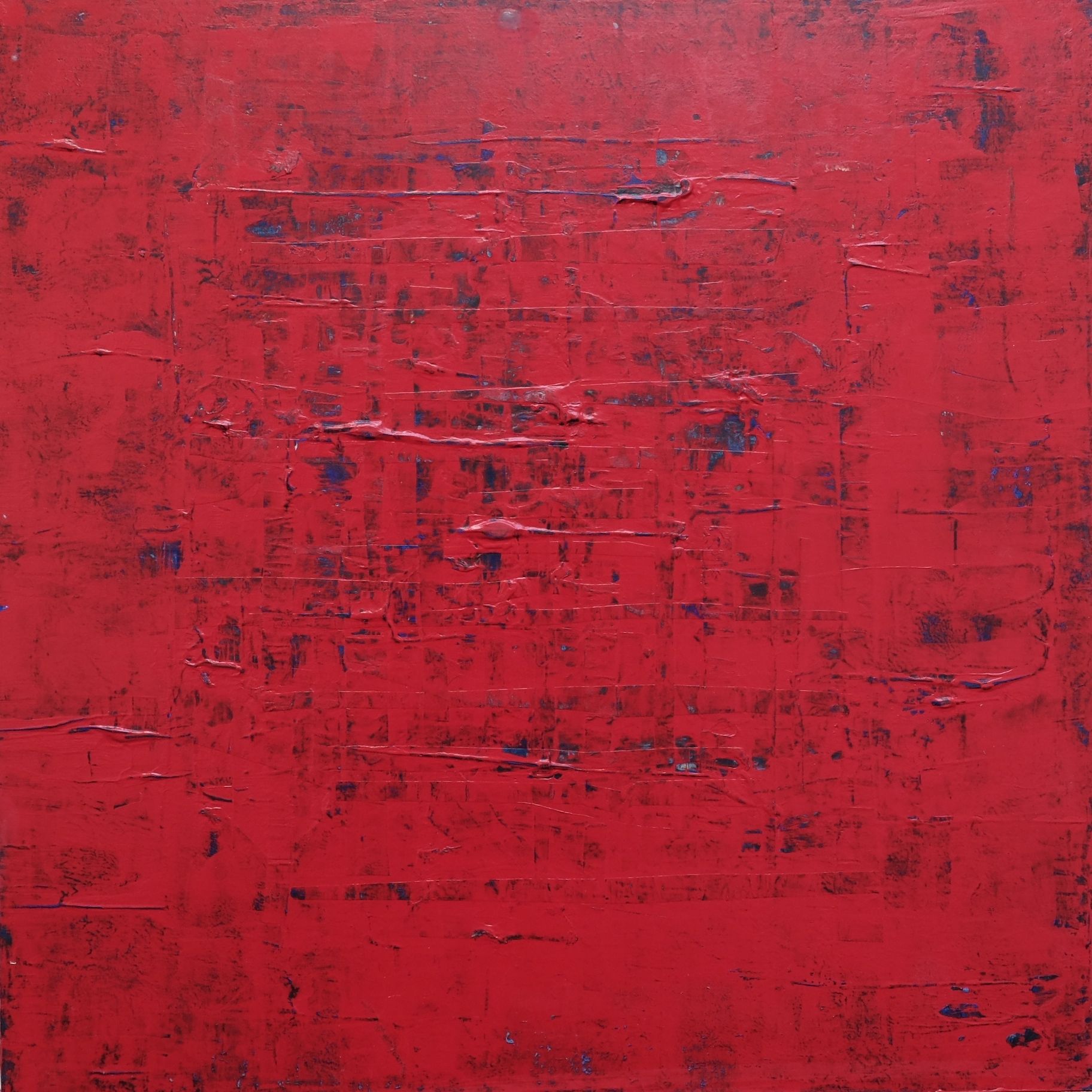  untitled; mixed media on wood; 40x40; 2015 