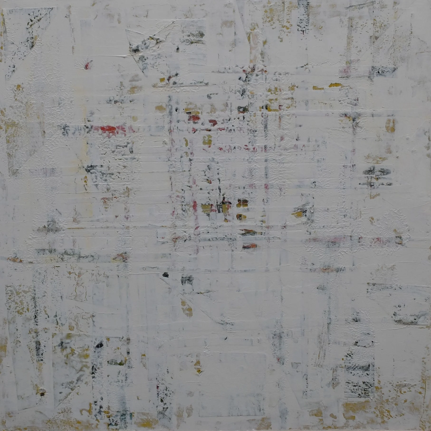  untitled; mixed media on wood; 40x40; 2015 