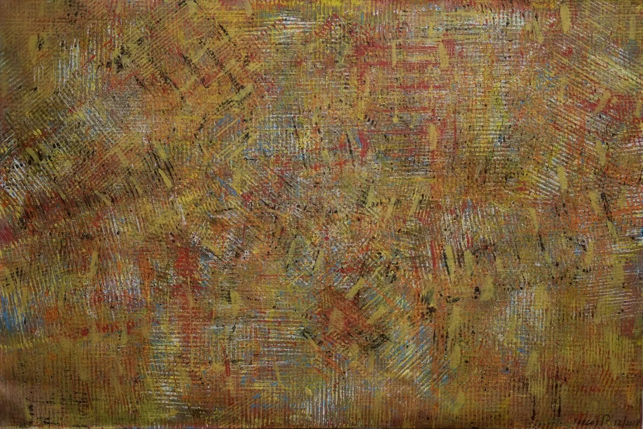 untitled; acrylics on linen; 80x120; 2019