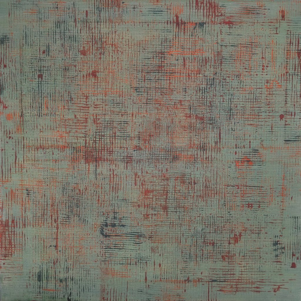  untitled; acrylics on canvas; 90x90; 2018 