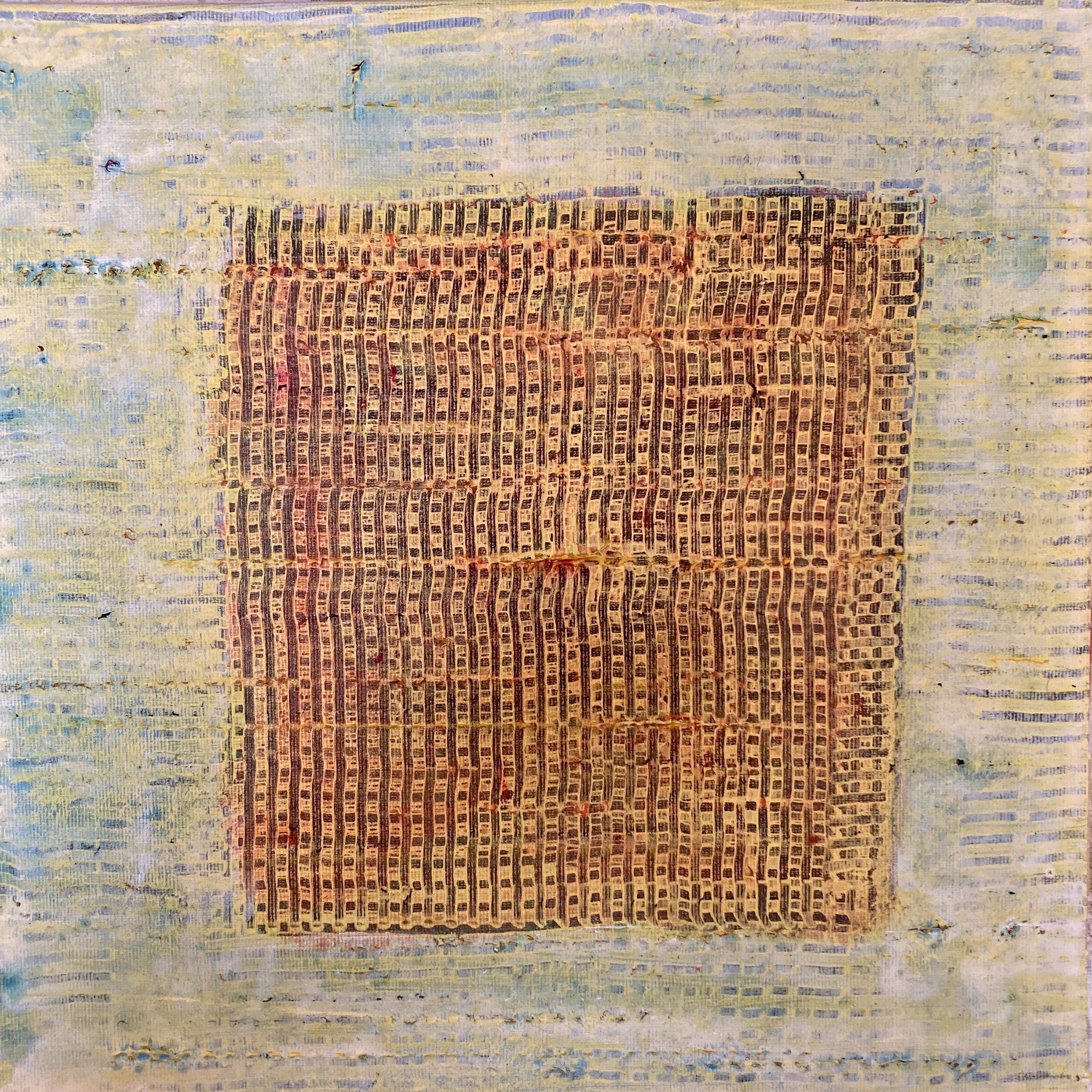  Untitled; acrylics on board; 30×30; 2025 