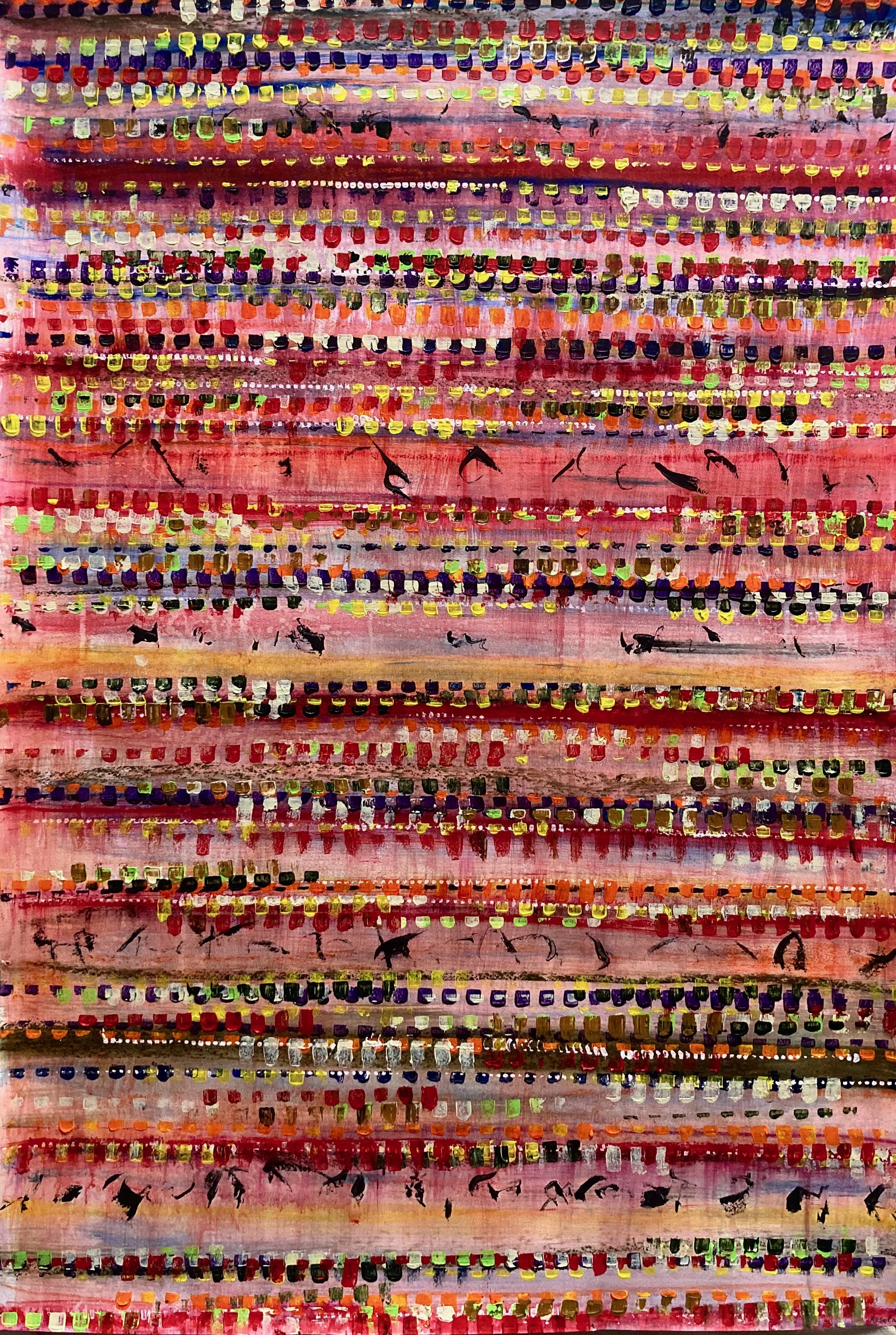  Untitled; acrylics on paper (Montval); 110×75; 2024 