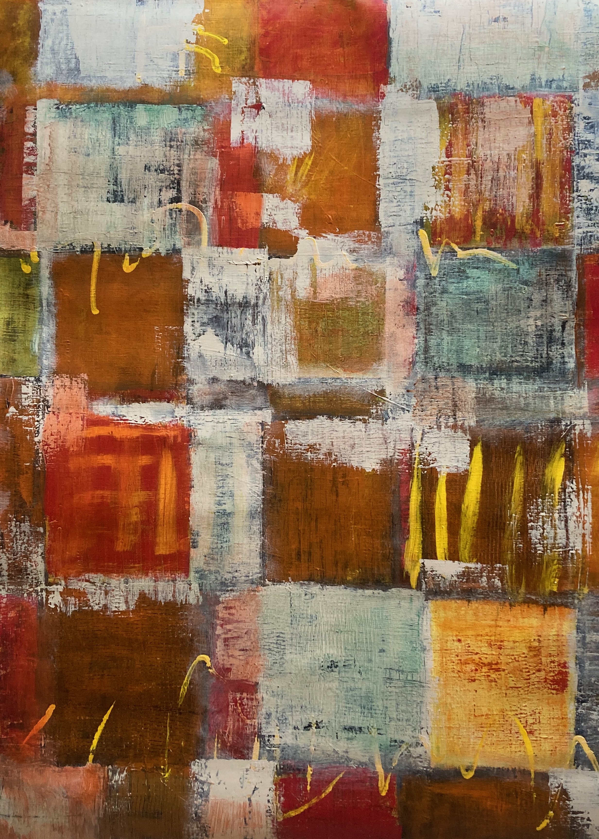  Untitled; acrylics on canvas; 140×100; 2024 