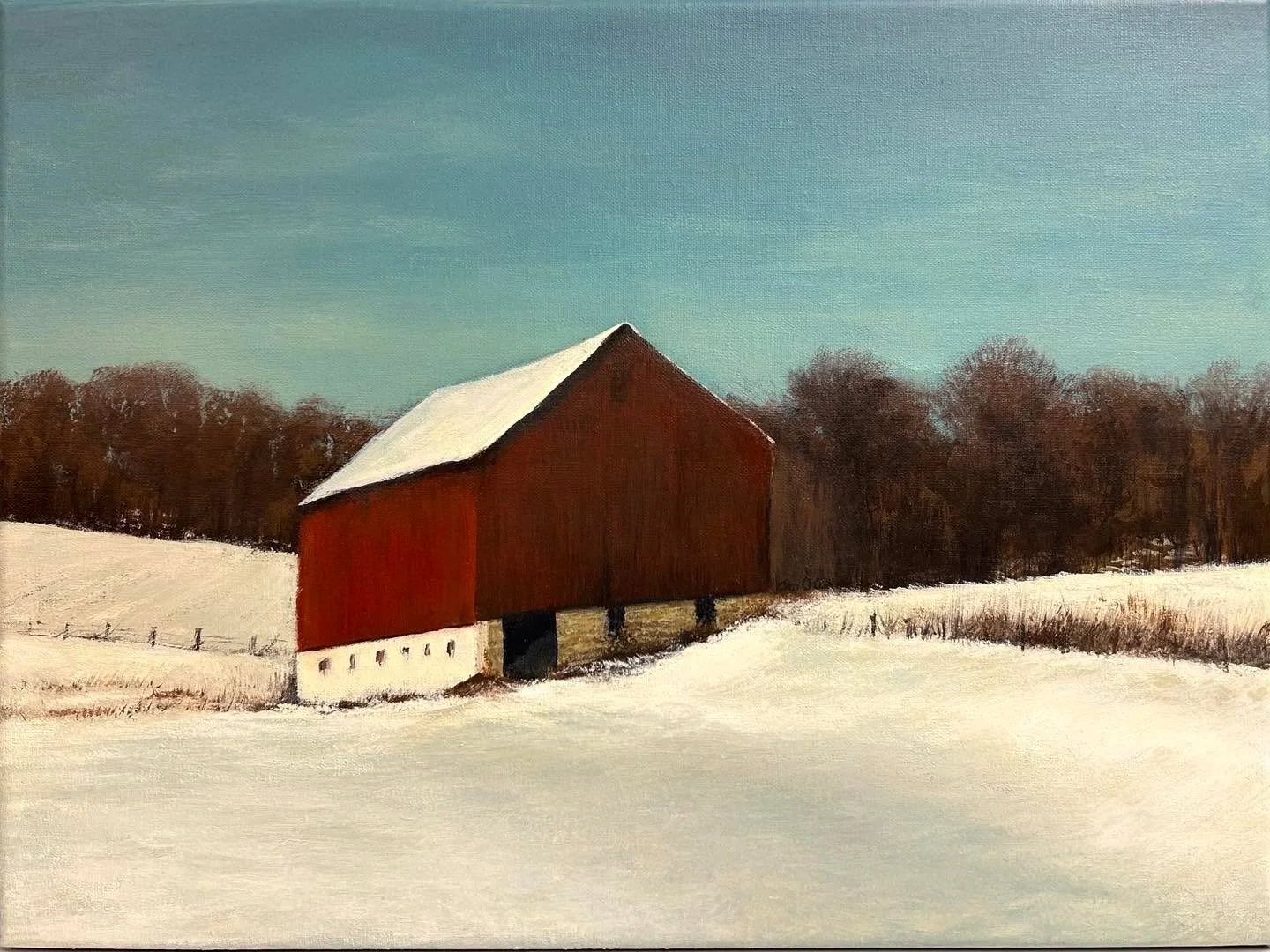New painting! Getting ready for spring shows!