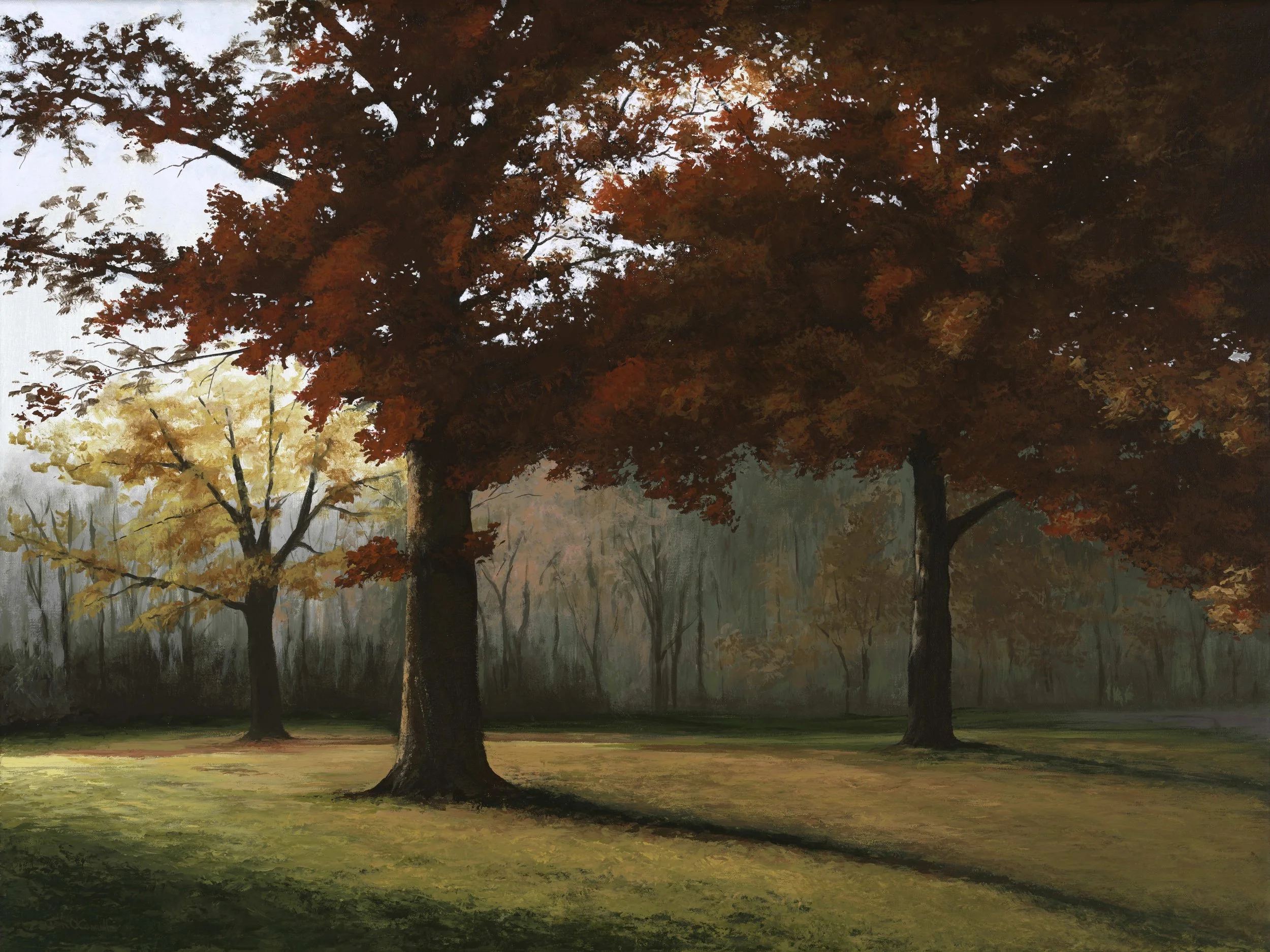  Evening Light in Autumn 24x18