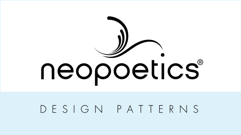 Neopoetic Design Patterns (2018 Work In Progress)